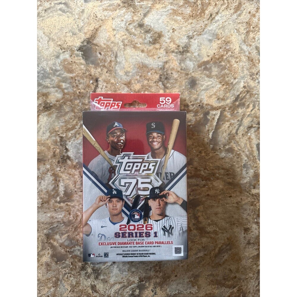 2026 Topps 75 Series 1 MLB Baseball Box 59 cards